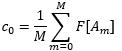 DC component - Amplitude ck of the component with k times the frequency formula